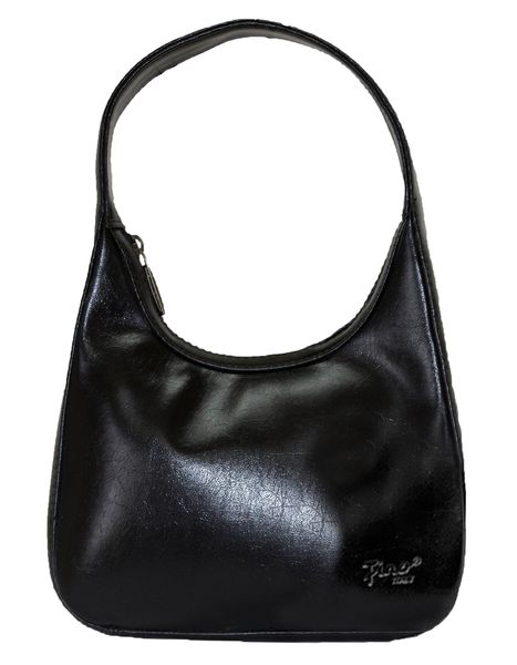Fino SK-5522 Faux Leather Elegant Sleek Design Handbag - Black