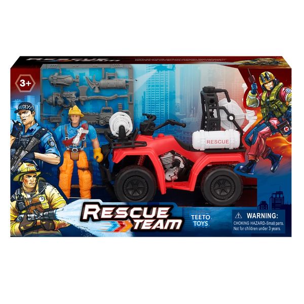 Quadbike Rescue Playset - Toys for Toddlers - Toys for Boys - Action Toys