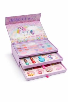 Kids Makeup Kit - 3-in-1 Beauty &amp; DIY Jewelry Set