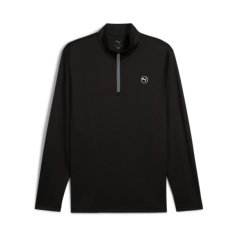 PUMA Golf Men's Pure 2.0 1/4 Zip Golf Top - Black