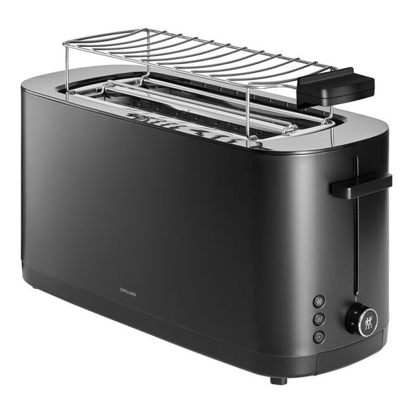 Zwilling 4Slice Toaster With Bun Warmer Black