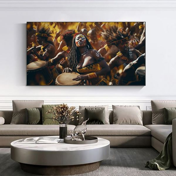 Canvas Wall Decor - Drums of Unity - 0364
