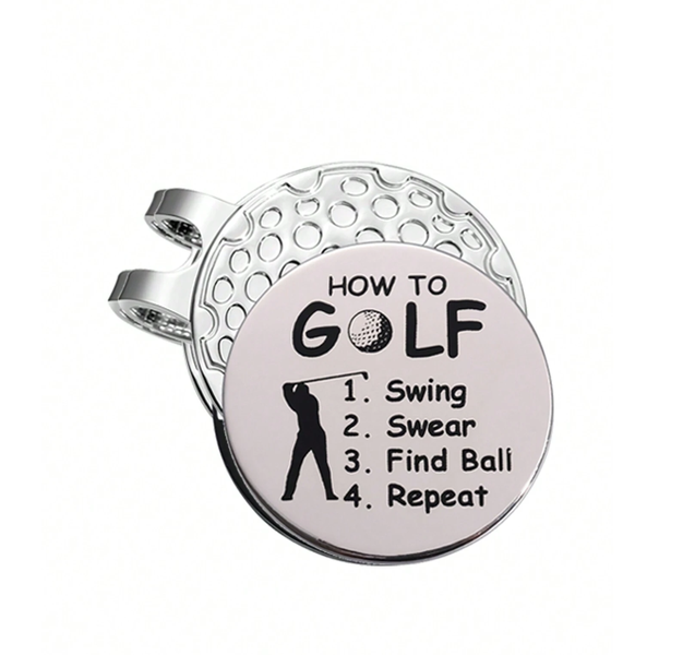Golf Magnetic Hat Clip/Ball Marker - How to golf