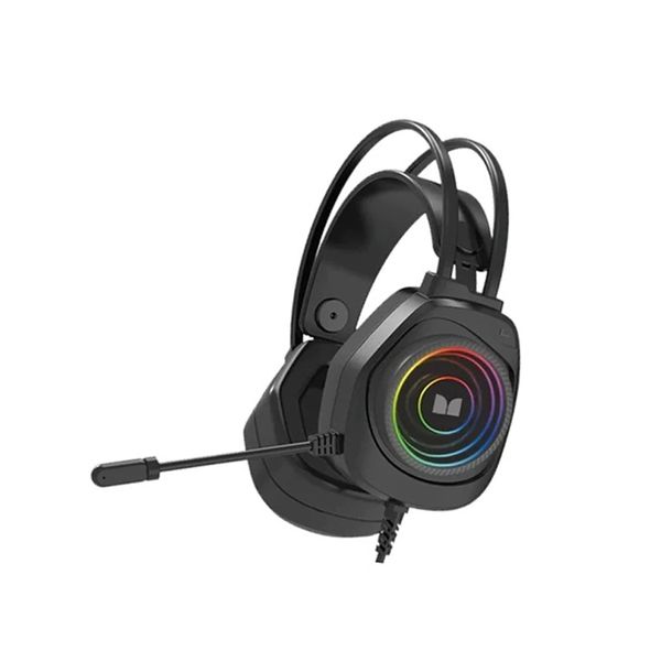 Professional Gaming Headphone RGB 7.1 Surround USB 3.5MAudio Wired N5 Lite