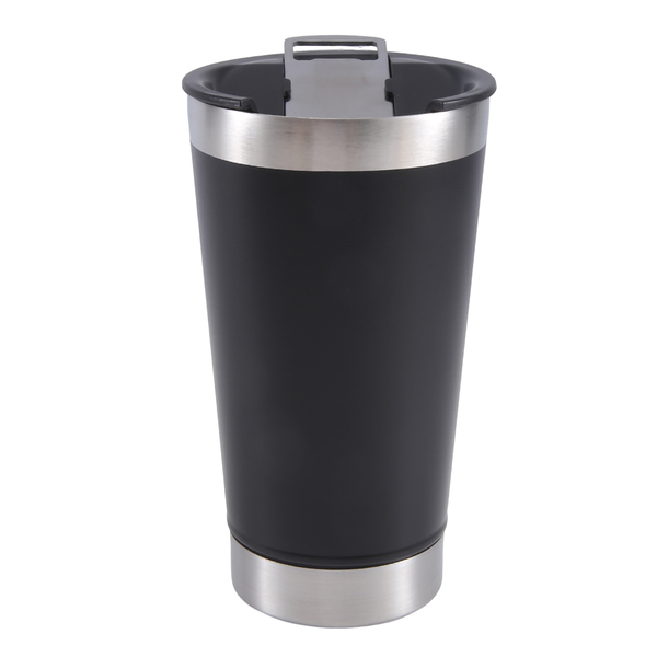 Cold Beer Cup With Bottle Opener Lid For Thermal Insulation Drinkware