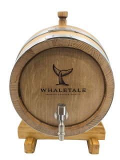 6 Litre Brandy Ageing Cask With 6 Crystal Tasting Glasses