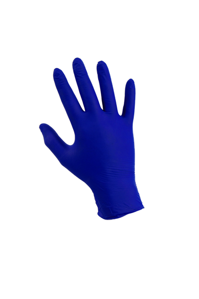 Golden Hands Nitrile Cool Blue 3.5g Examination Gloves - Medium