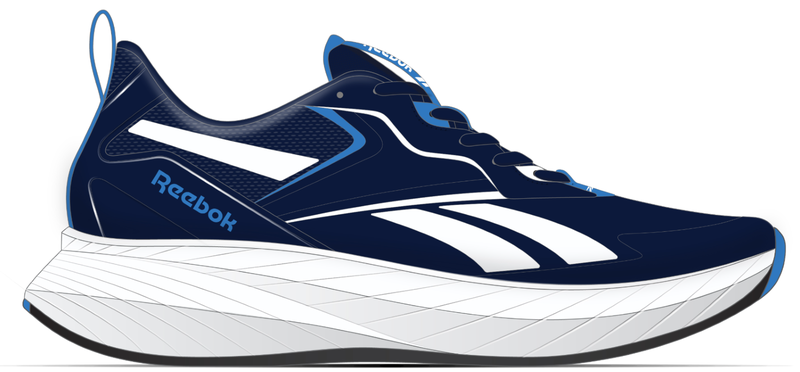 Reebok Men's Verse Running Shoes - Navy/White/Blue