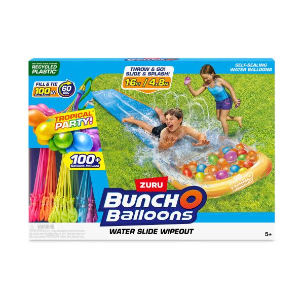 Bunch O Balloons Tropical Party Water Slide Wipeout (1x Lane) by ZURU