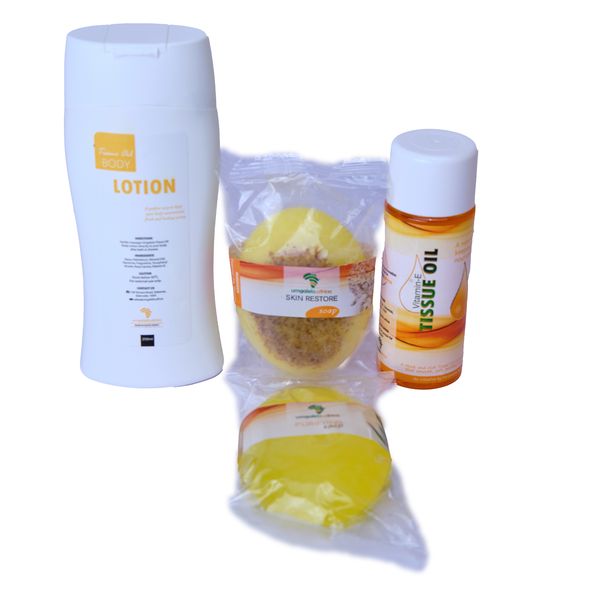 Umgalelo Combo - Lotion, Tissue Oil, Skin Restore &amp; Purifying Soap