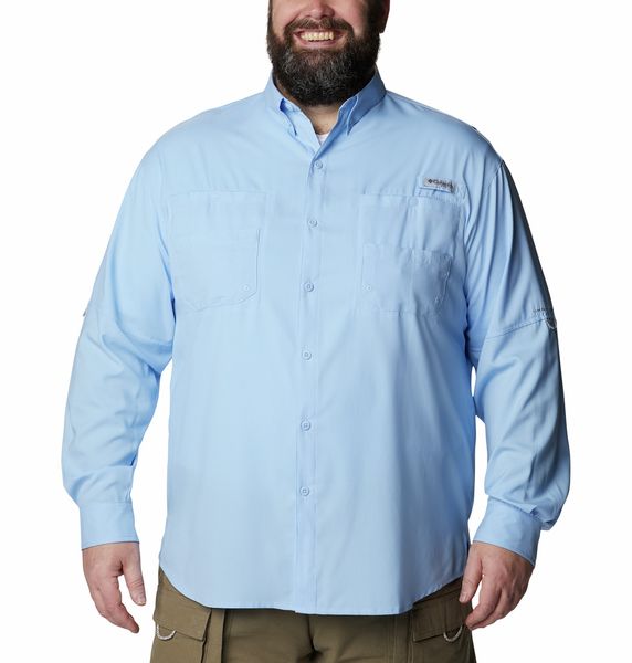 Columbia Men's Tamiami II Long Sleeve Shirt Sail Big and Tall