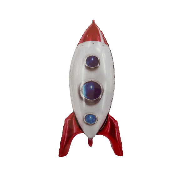 Space Rocket Foil Balloon (78cm)