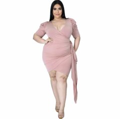 Slash Pink Plus Size Dress