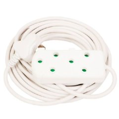 5m Side-by-Side Extension Cord - 3-Pin SA Plug - Light-Duty 10A