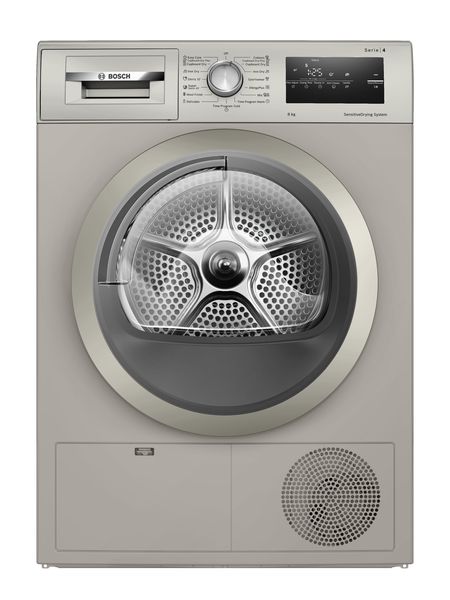 Bosch - 8kg Condenser Tumble Dryer - Serie 4 - Silver Inox