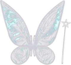 Fairy Butterfly Angel Wings for Girls - Wings Costume with Wand