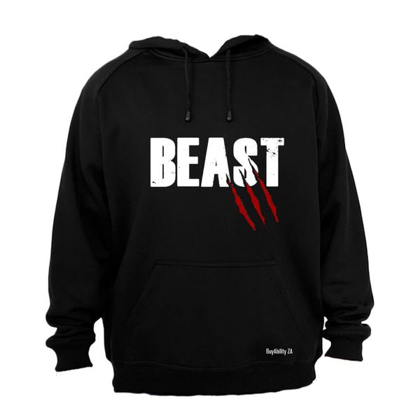 Beast! - Mens - Hoodie - Black - L