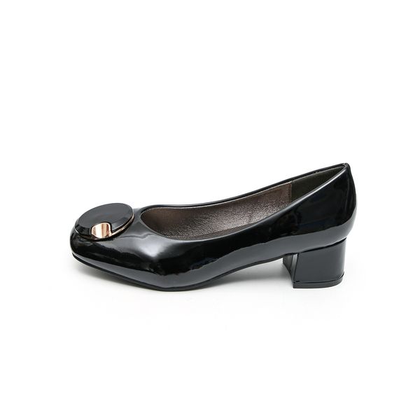 TTP Fashion Patent Block Heel with D cor JSF7