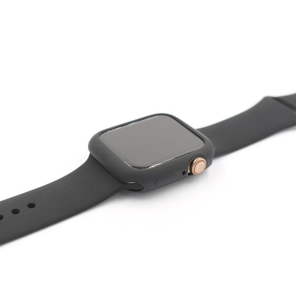 TinoTech 2 in 1 Screen Protector Case &amp; Strap for Apple Watch 38mm-Sky Blue