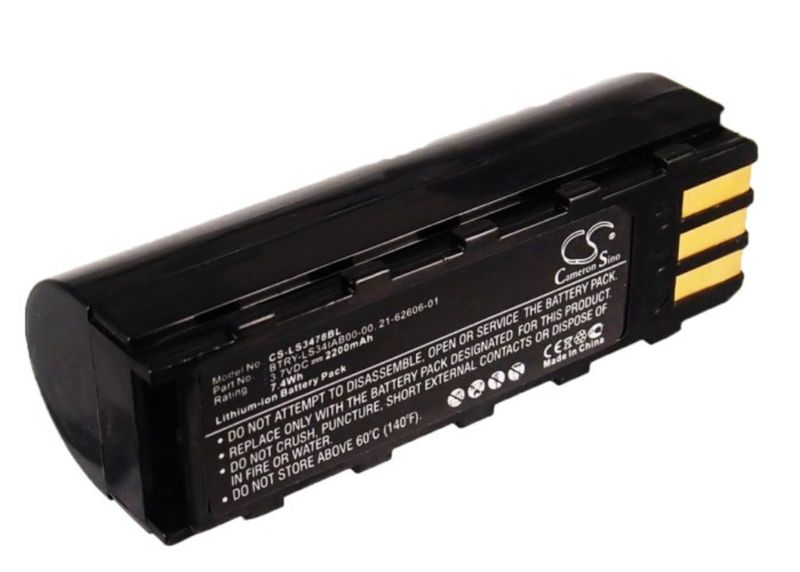 HONEYWELL 8800 &amp; SYMBOL DS3478 BarCode, Scanner Battery/2200mAh
