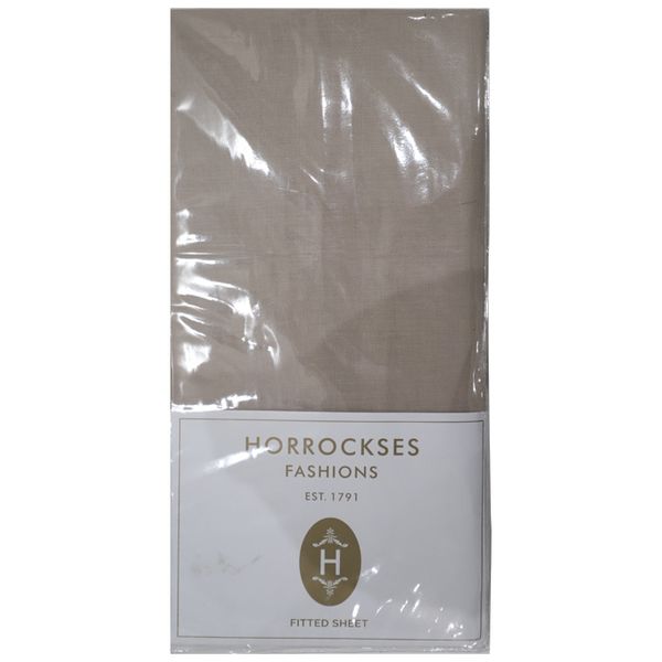 Horrockses 144tc Fitted Sheet - Rainy Day