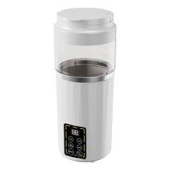 Portable Juicer for Fruits and Vegetables, USB Rechargeable, White