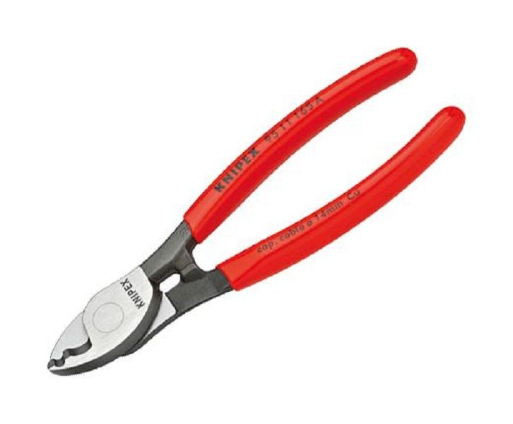 Knipex (95 21 165) Cable Cutter, Shear, 15 mm Cutting Capacity