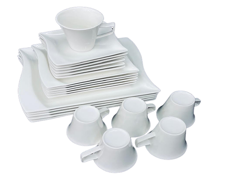 Modern Dinner Plates 24 Pieces