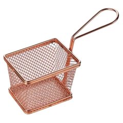 Source Direct - Stainless Steel Frying Basket - Large (21 x 11.5 x 5.5cm)