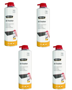 Fellowes HFC Free Air Duster Can 400ml - 4 Pack