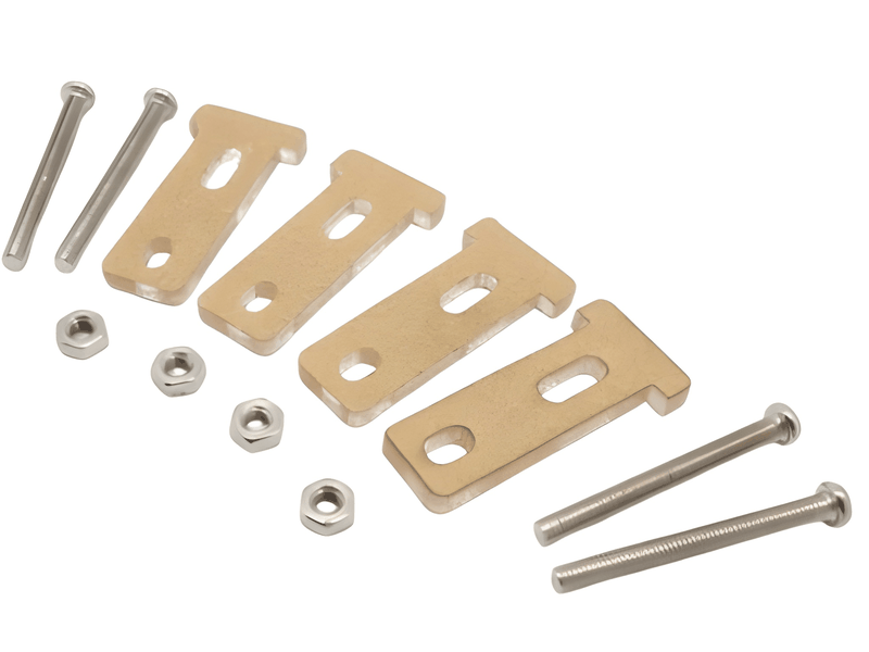 HKD TT Motor Chassis Bracket Set with M3 Screws &amp; Nuts (4-Pack)