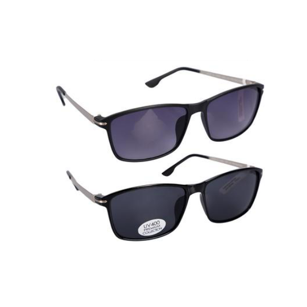 SD Sunglasses - Detailed Wayfarer Sunglasses - Set of 2