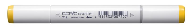 Copic Sketch Marker - Napoli Yellow Y19