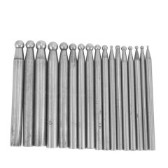 Jewellers Tool Jewelry Dapping Block Set with 17Pcs Kit Punches