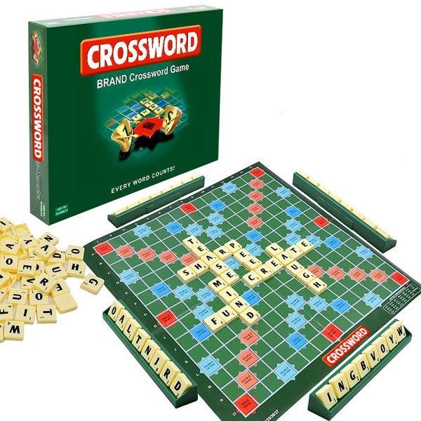 English Word Scramble Game 2-4 Players, Educational Alphabet Learning Game