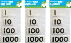Flard Flash Cards - Numbers X3