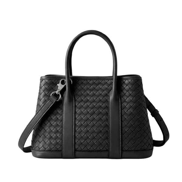 Woven Cowhide Kelly Bag for Women - Luxury Handbag, Work &amp; Daily Use