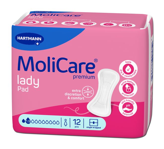 MoliCare premium Lady Pad - 1,5 Drop -12s