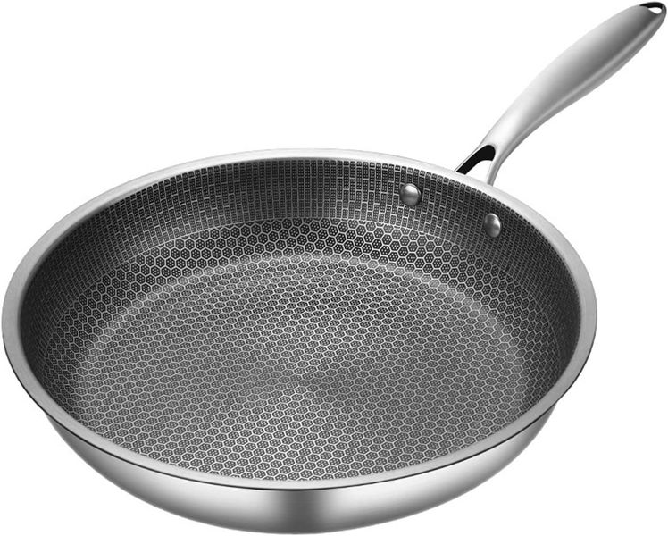 Silver Aluminum Gas Compatible Saucepan With Handle