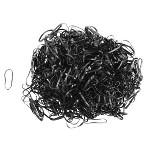 500Piece Black Elastic Rubber band for Hair Female Girl Gift