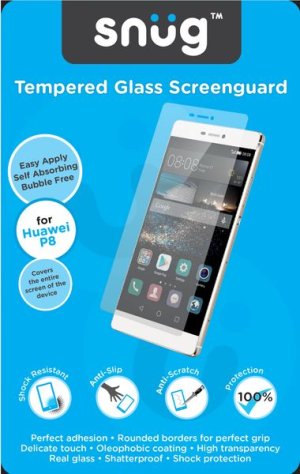 Snug Tempered Glass Screenguard - Huawei P8