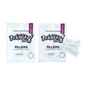 Tekkie Ties Large White Fillers