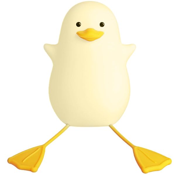 Cute Duck Night Light, Silicone Dimmable Nursery Nightlight