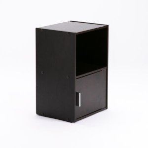 Wenge 1 Door Pedestal