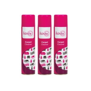 Hints Carpet &amp; Upholstery Foam Cleaner Aerosol - 3 x 300ml