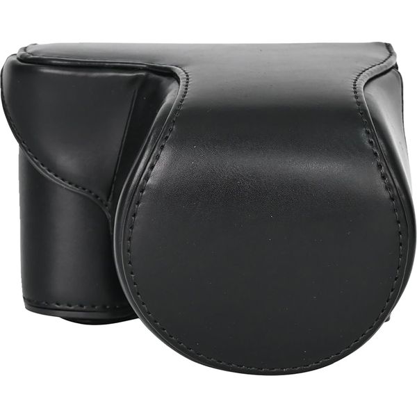 PU Leather FullBody Camera Case Bag Cover for Sony ZV-E10 With Neck Strap
