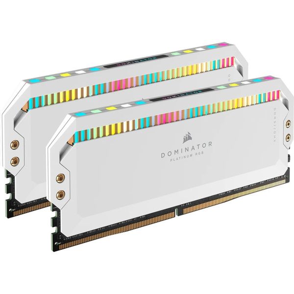 DOMINATOR PLATINUM RGB 64GB (2x32GB) DDR5 DRAM 5600MT/s CL40 RAM Kit White