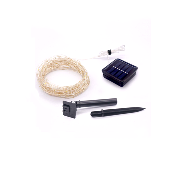 Solar Light Copper Wire 20m Waterproof Fairy Light - Warm white