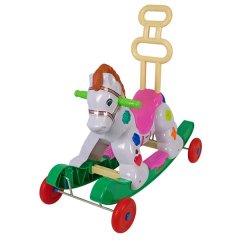 Multifunctional Rocking Horse And Slide with Music, Sound &amp; Lights