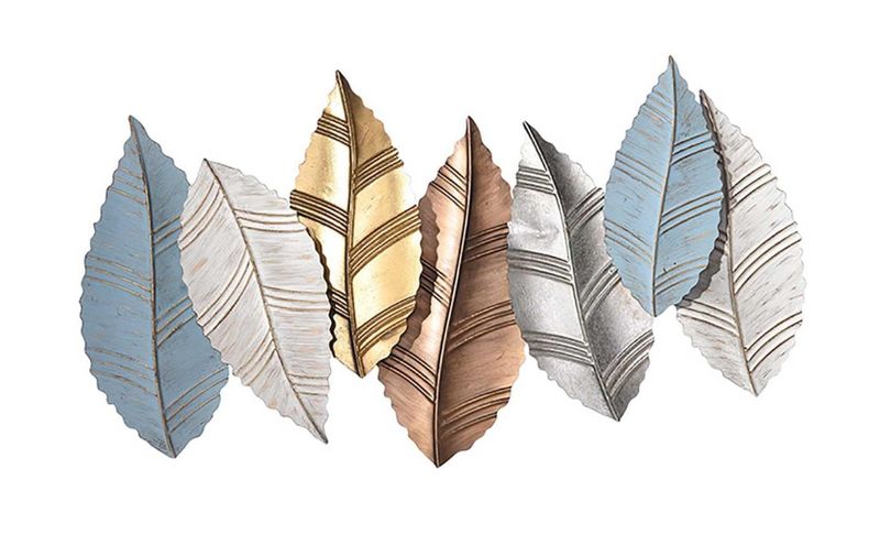 Modern 3D Metal Wall Decor - Leaf Art